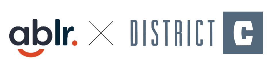 Ablr and District C logos